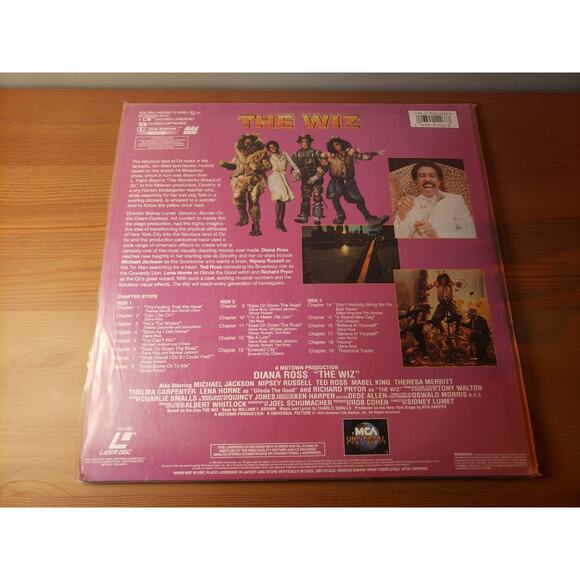The Wiz Letterbox Laserdisc LD - Michael Jackson Diana Ross - Picture 2 of 3